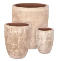 Bizzotto SET3 P.VASO MINH SVAS TERRACOTTA MARRONE