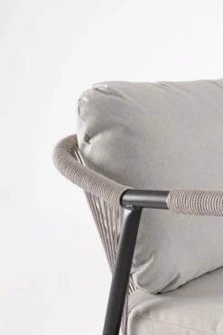 Bizzotto SET4 SALOTTO C-C MIRAVET ANTRACITE/KHAKI