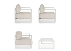 New Bizzotto SET4 SALOTTO C-C MOSES VAPOR YK15