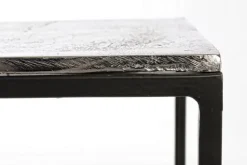 Outlet Bizzotto SET3 TAVOLINI IN ALLUMINIO - TAHIR