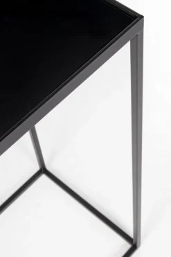 New Bizzotto SET3 TAVOLINI IN ACCIAIO NERO - NUCLEOS