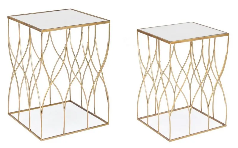 Best Bizzotto SET2 TAVOLINI IN METALLO J18 - ELENOR