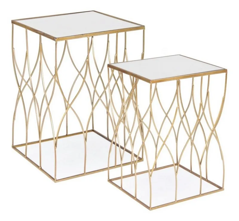 Best Bizzotto SET2 TAVOLINI IN METALLO J18 - ELENOR