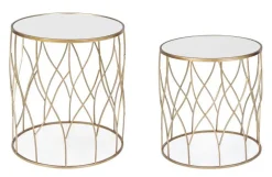 Discount Bizzotto SET2 TAVOLINI IN METALLO J16 - ELENOR