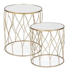 Discount Bizzotto SET2 TAVOLINI IN METALLO J16 - ELENOR