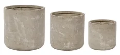 Bizzotto SET3 VASO CEMENT CIL SABBIA
