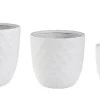 Sale Bizzotto SET3 VASO PYRAMID BOMB BIANCO