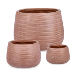 Online Bizzotto SET3 VASO TRESSAGE TO TERRACOTTA