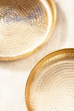 Discount Bizzotto SET3 VASSOIO VARANASI TO ORO