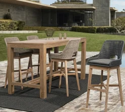 Discount Bizzotto SGABELLO BAR IN CORDA PER ESTERNO TOROTRA - HESPERIA