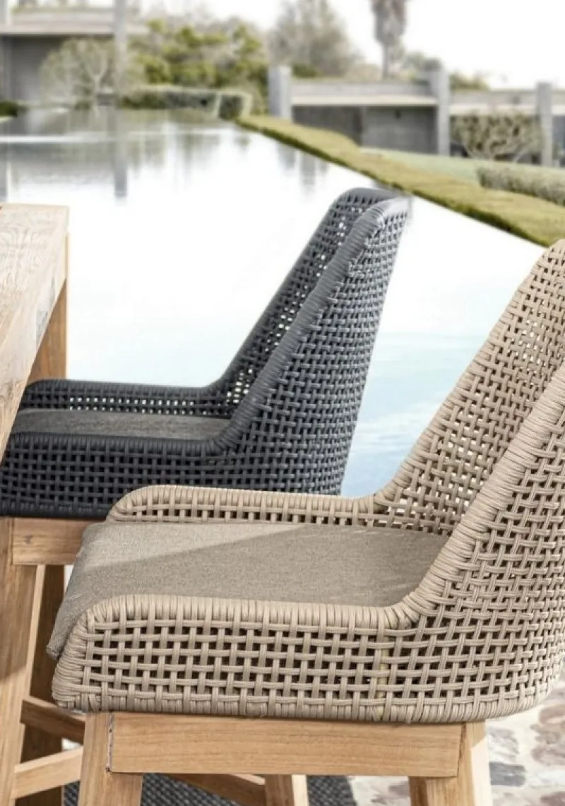 Discount Bizzotto SGABELLO BAR IN CORDA PER ESTERNO TOROTRA - HESPERIA