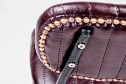 Hot Bizzotto SGABELLO BAR IN ECOPELLE BORDEAUX - DEBBIE