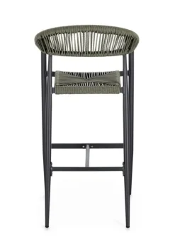 Best Bizzotto SGABELLO BAR JANDIA ANTRACITE/VERDE