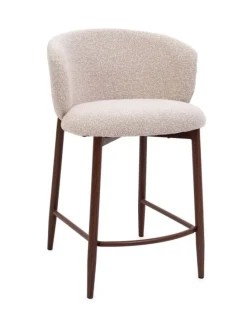 Best Bizzotto SGABELLO CUCINA AMALIA NOCE/BEIGE