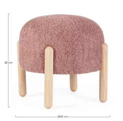 Online Bizzotto SGABELLO EFFETTO BOUCLE' CANYON - DAYLA