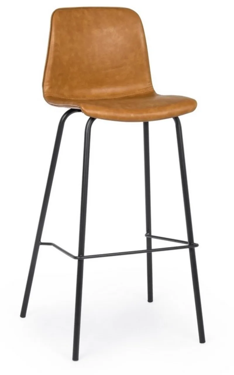 Hot Bizzotto SGABELLO IN ECOPELLE COLOR CUOIO - KYRA