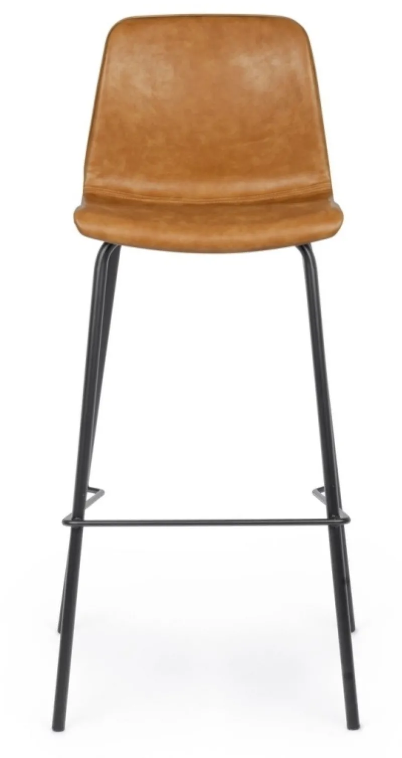 Hot Bizzotto SGABELLO IN ECOPELLE COLOR CUOIO - KYRA