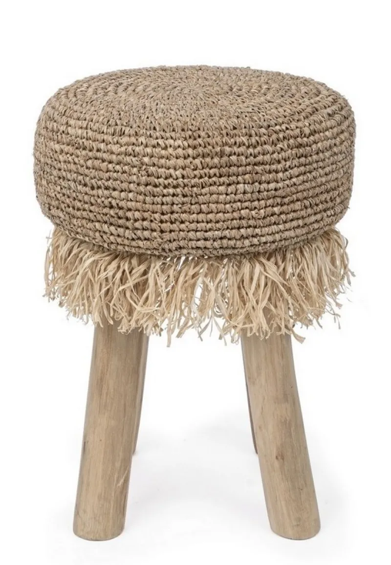 Online Bizzotto SGABELLO IN FIBRE NATURALI G01 - FLORINDA