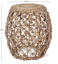 Bizzotto SGABELLO IN FIBRE NATURALI - AMELINA