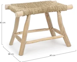 Bizzotto SGABELLO IN LEGNO - BELINDA