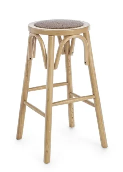 Online Bizzotto SGABELLO IN LEGNO NATURALE - CIRCLE