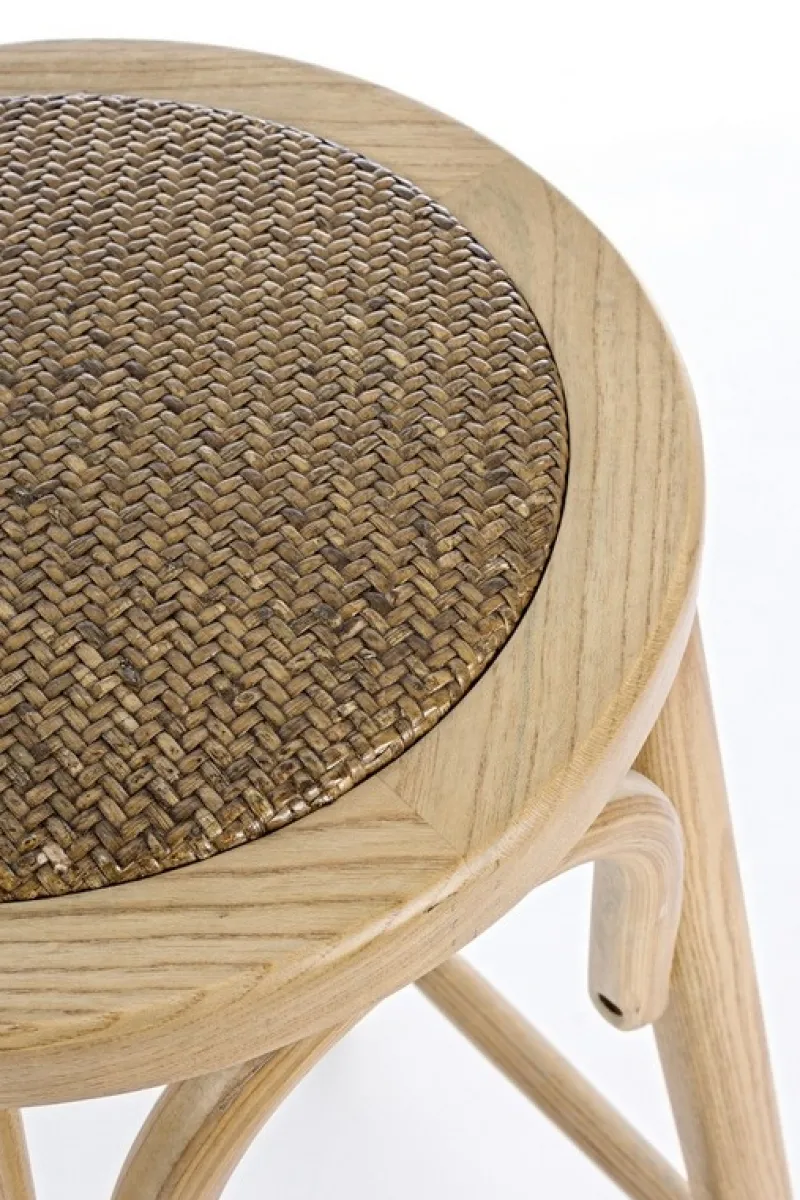 Online Bizzotto SGABELLO IN LEGNO NATURALE - CIRCLE