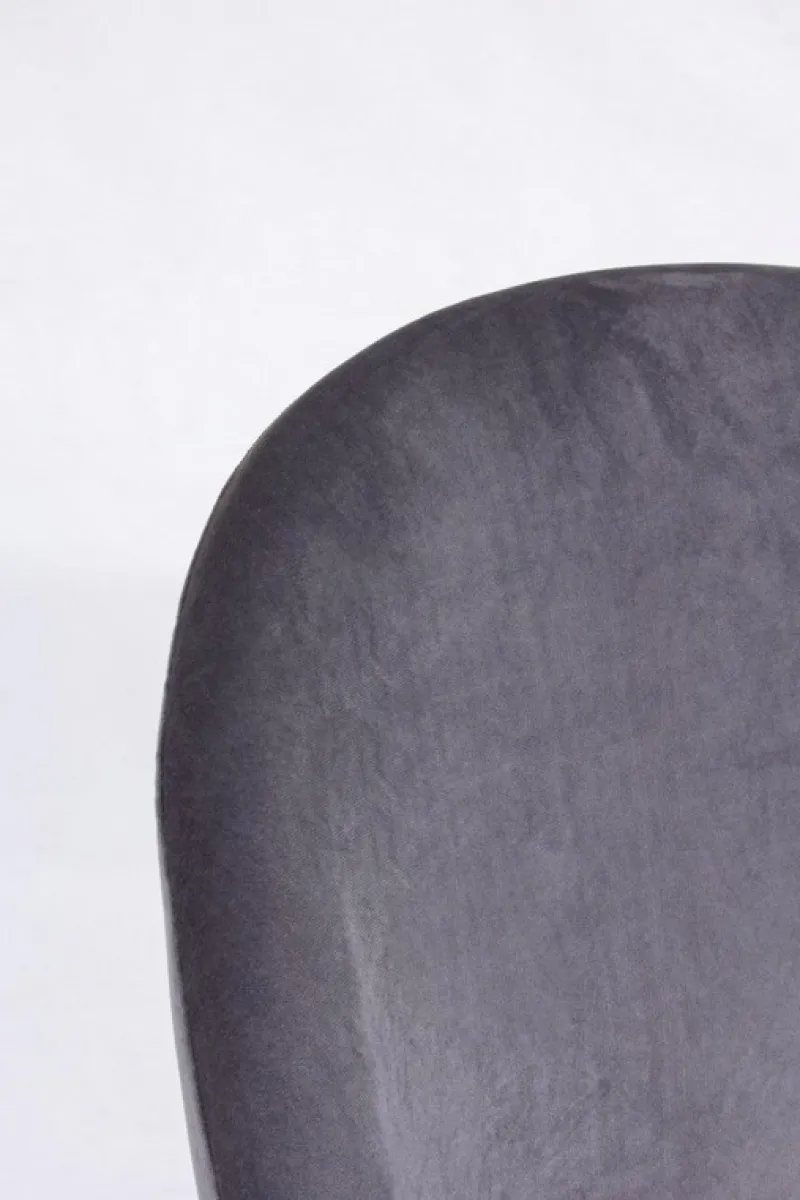Sale Bizzotto SGABELLO IN VELLUTO GRIGIO SCURO - CARRY