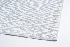 Outlet Bizzotto TAPPETO GRIGIO BIANCO 120X180 - RHOMBUS