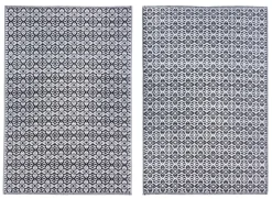 New Bizzotto TAPPETO NERO BIANCO 150X210 - TIRRENIA