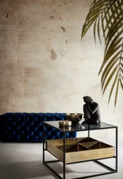 Clearance Bizzotto TAVOLINO CON CONTENITORE IN METALLO - MAVILA