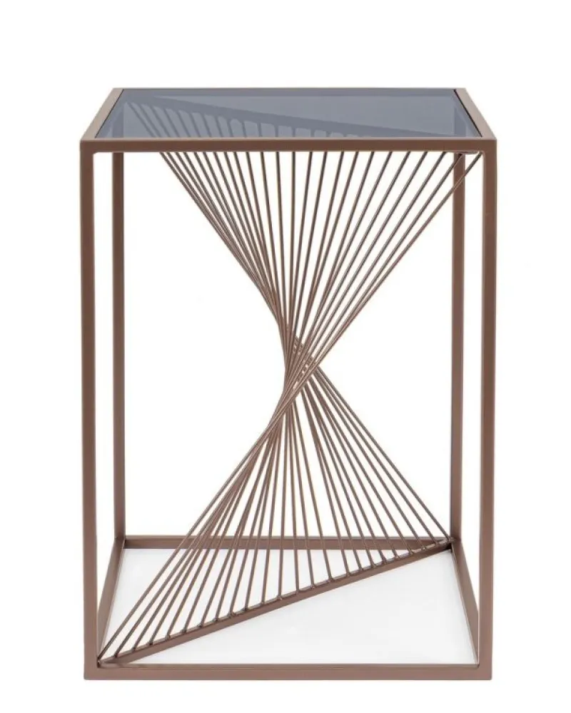 Outlet Bizzotto TAVOLINO ESPIRAL 40X40 COIN