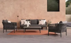 Best Bizzotto TAVOLINO IN ALLUMINIO ANTRACITE WG21 - FLORENCIA