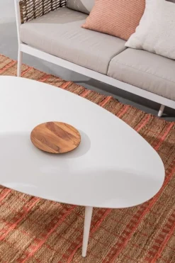 Sale Bizzotto TAVOLINO IN ALLUMINIO BIANCO YK11 - RIDLEY