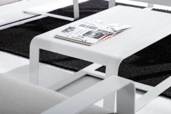 Discount Bizzotto TAVOLINO IN ALLUMINIO BIANCO YK11 - MERRIGAN