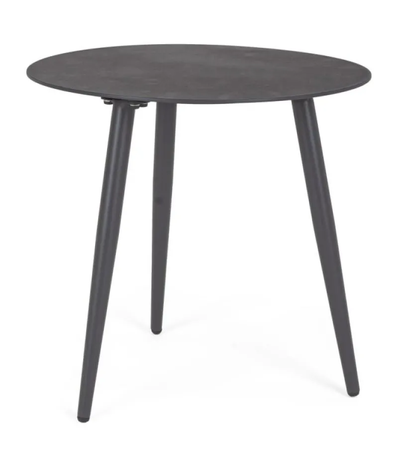 Discount Bizzotto TAVOLINO IN ALLUMINIO D50 ANTRACITE YK13 - RIDLEY