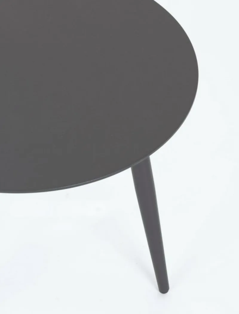 Discount Bizzotto TAVOLINO IN ALLUMINIO D50 ANTRACITE YK13 - RIDLEY