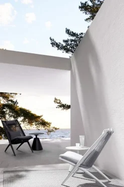 New Bizzotto TAVOLINO IN ALLUMINIO D50 NERO XK0Y - ALOHA