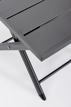 Clearance Bizzotto TAVOLINO IN ALLUMINIO GIRGIO SCURO - TAYLOR