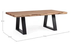 Clearance Bizzotto TAVOLINO IN LEGNO - ARTUR