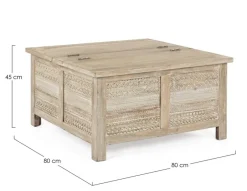 New Bizzotto TAVOLINO IN LEGNO - MAYRA