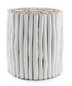 Hot Bizzotto TAVOLINO IN LEGNO BIANCO - GUADALUPE