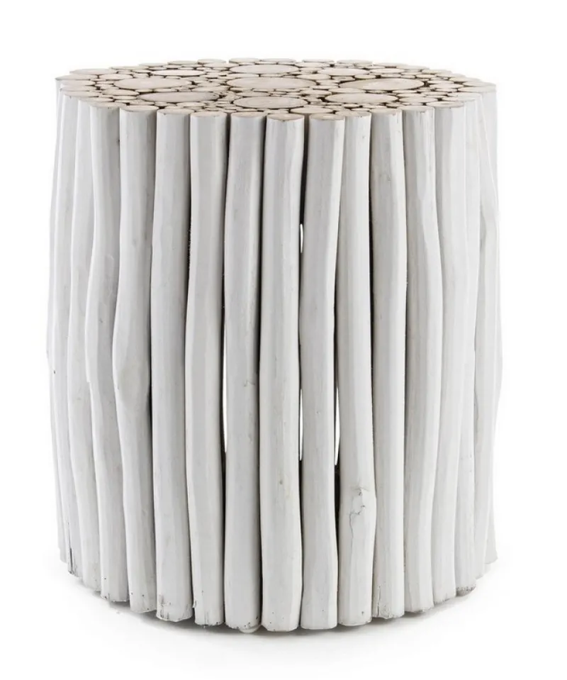 Hot Bizzotto TAVOLINO IN LEGNO BIANCO - GUADALUPE