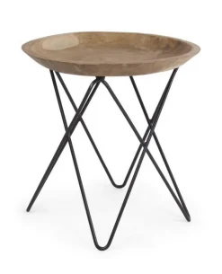 Discount Bizzotto TAVOLINO IN LEGNO D50 - ZAHIRA