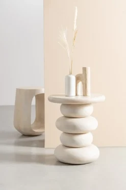 Outlet Bizzotto TAVOLINO IN LEGNO NATURALE - LOPEZ