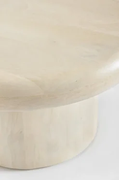 Discount Bizzotto TAVOLINO IN LEGNO NATURALE D60 - LOPEZ