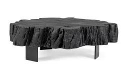 Clearance Bizzotto TAVOLINO IN LEGNO NERO - KEVAL