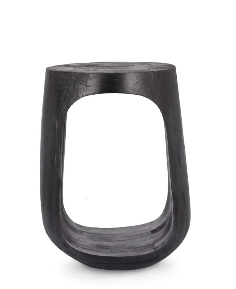 Clearance Bizzotto TAVOLINO IN LEGNO NERO - LOPEZ