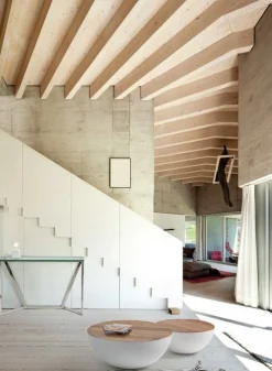 Sale Bizzotto TAVOLINO IN LEGNO RICICLATO BIANCO D70 - LANCASTER