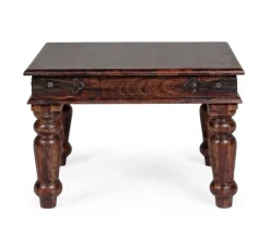 Outlet Bizzotto TAVOLINO IN LEGNO 60X60 - JAIPUR
