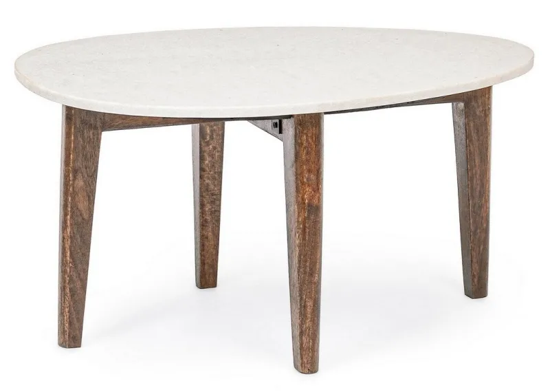 Bizzotto TAVOLINO IN MARMO 70X50 - SYLVESTER